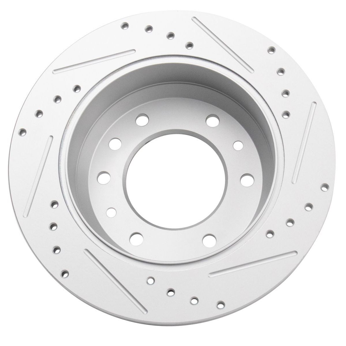 Rear For 07-10 Hyundai Entourage Drilled Slotted G-Coated Disc Brake Rotor Pair