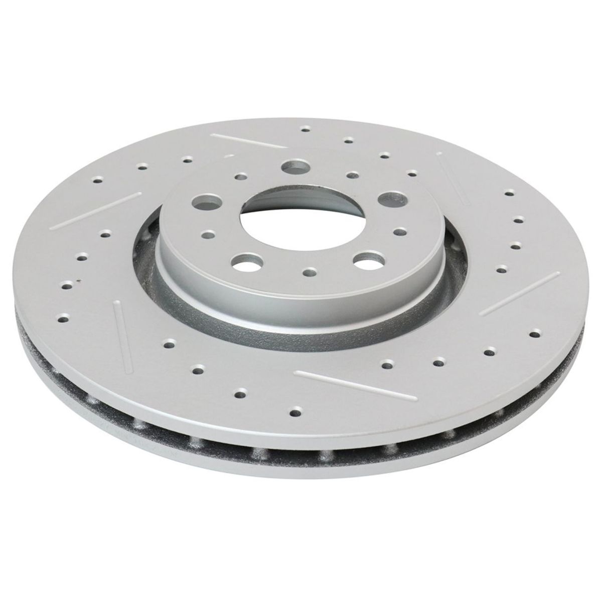 For 2003-2014 XC90 Drilled Slotted Brake Rotor & Ceramic Pad Front & Rear Kit
