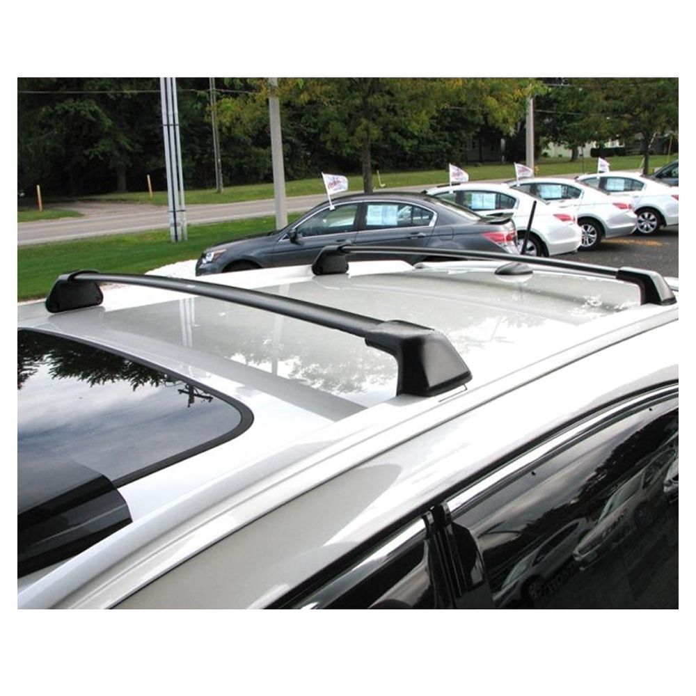 Fits 17-22 Honda CRV OE Style Roof Rack Cross Bar Black Aluminum Luggage Carrier