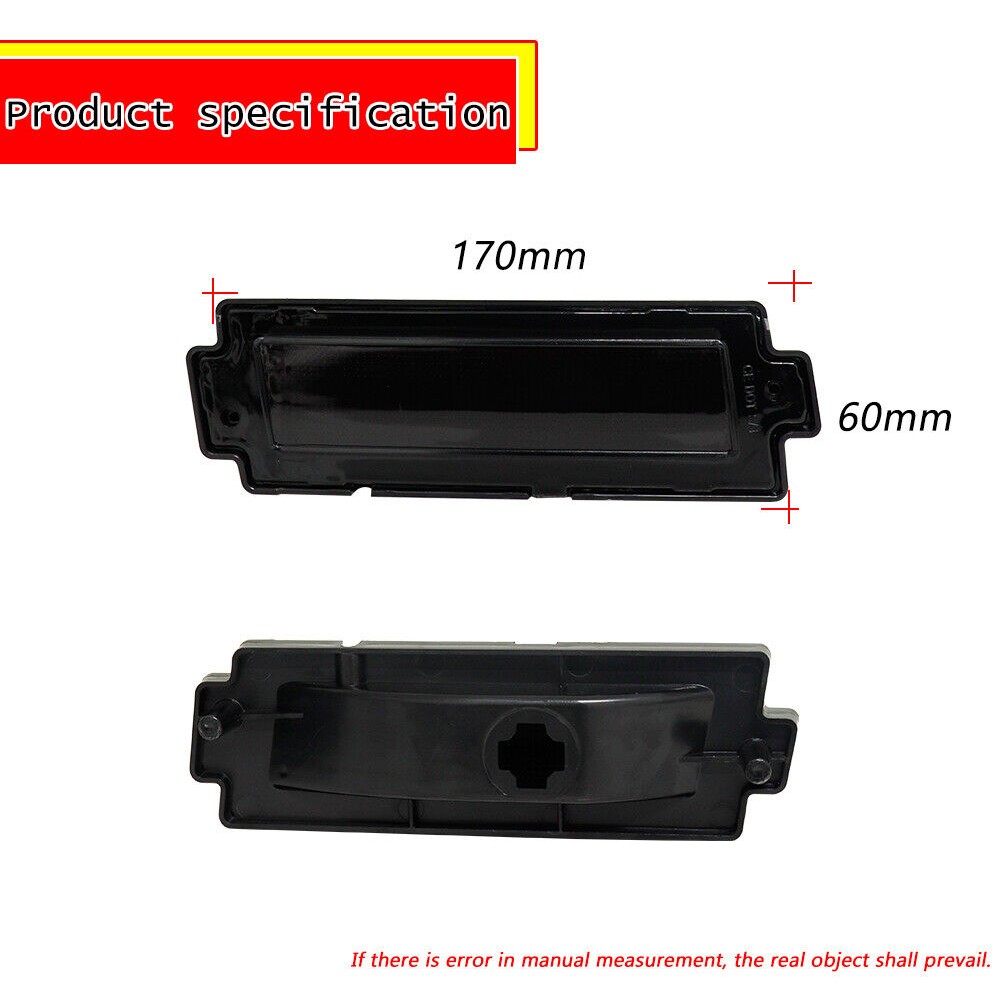 Smoked Red LED Rear Bumper Side Marker Lights