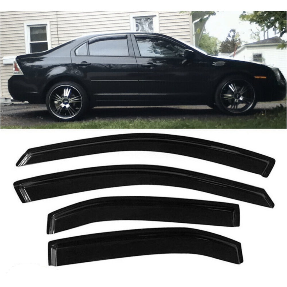 2 Sets Of - For 2006-12 Fusion 2007-12 MKZ 2006-10 Milan Window Visor Deflector Set