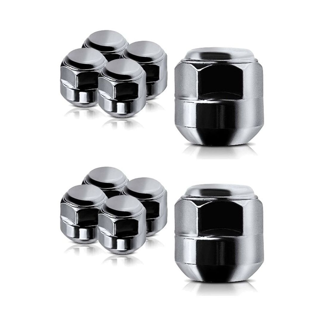 10 PCS - M14-1.50 Wheel Lug Nut For Honda Odyssey Pilot 2011-2021 Acura MDX RLX TL