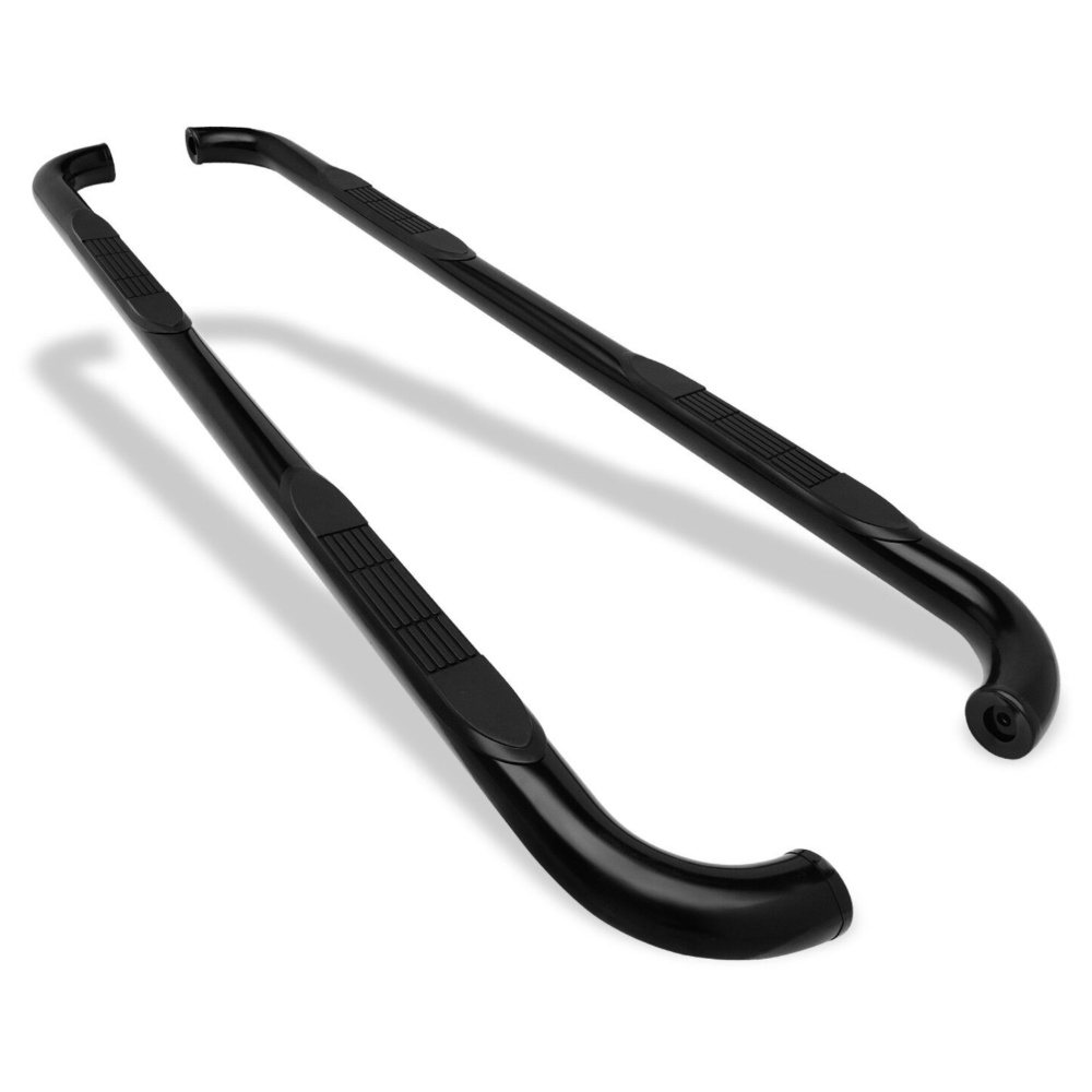 3" Black Side Step Rails For 03-09 Kia Sorento Nerf Bars Running Boards