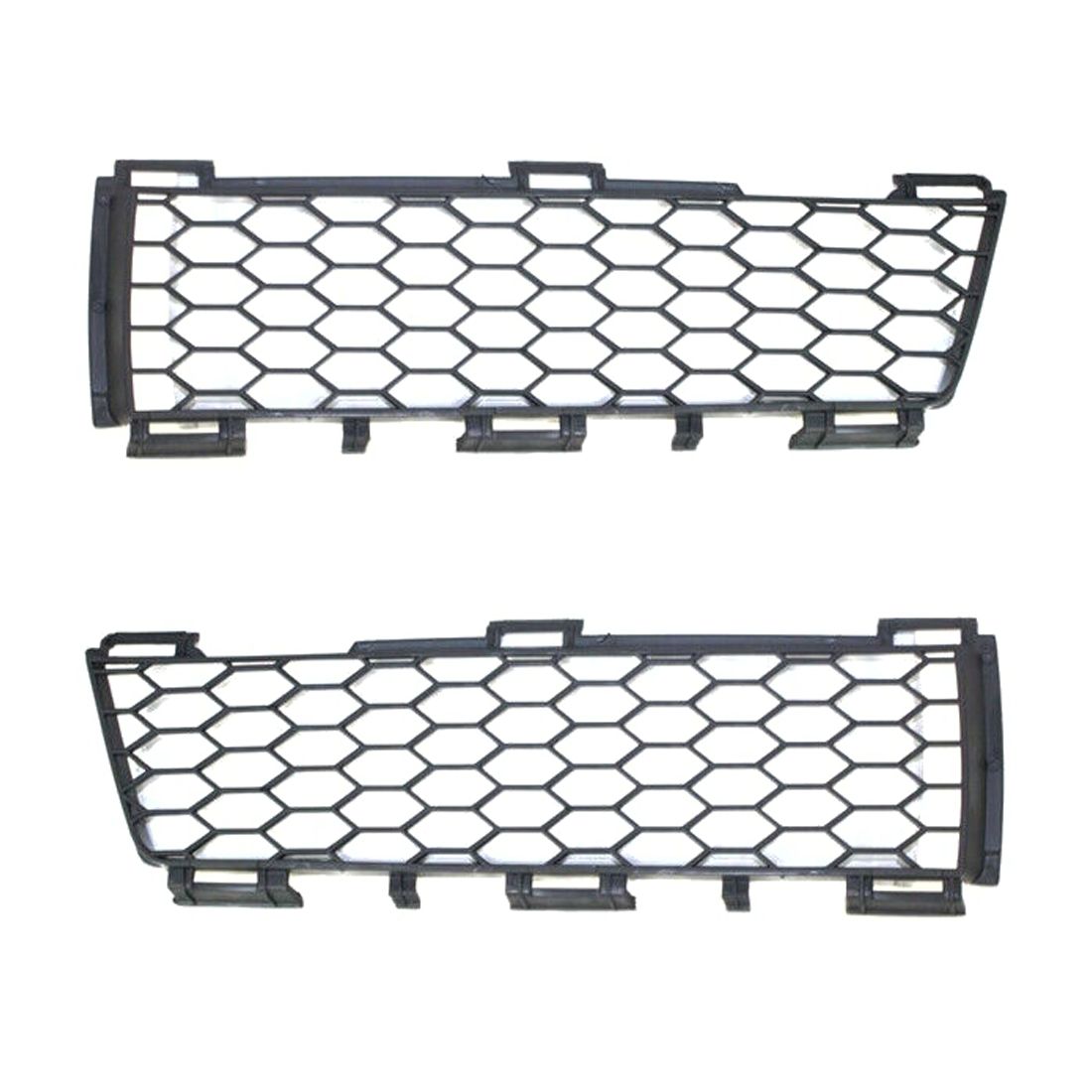 For 03-04 Vibe 1.8L Front Bumper Cover Grille Assembly Textured Black Pair Set