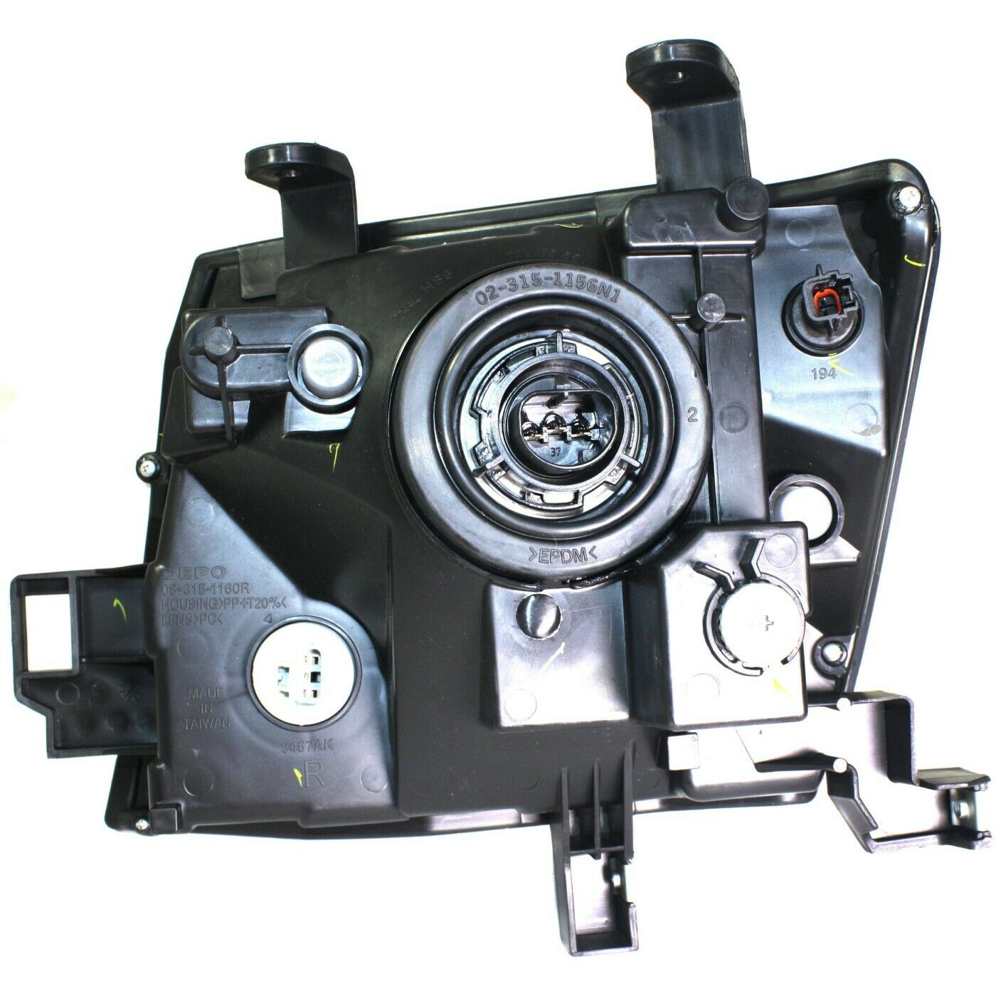 Headlight For 2005-15 Xterra Sport Utility Right With Bulb