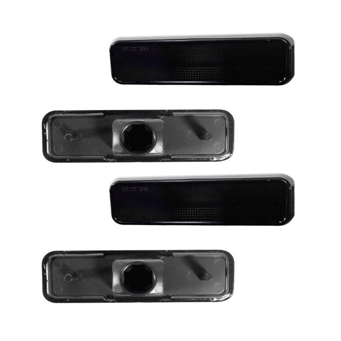 2 Sets Of - Smoked Lens Front Side Marker Light Lamps