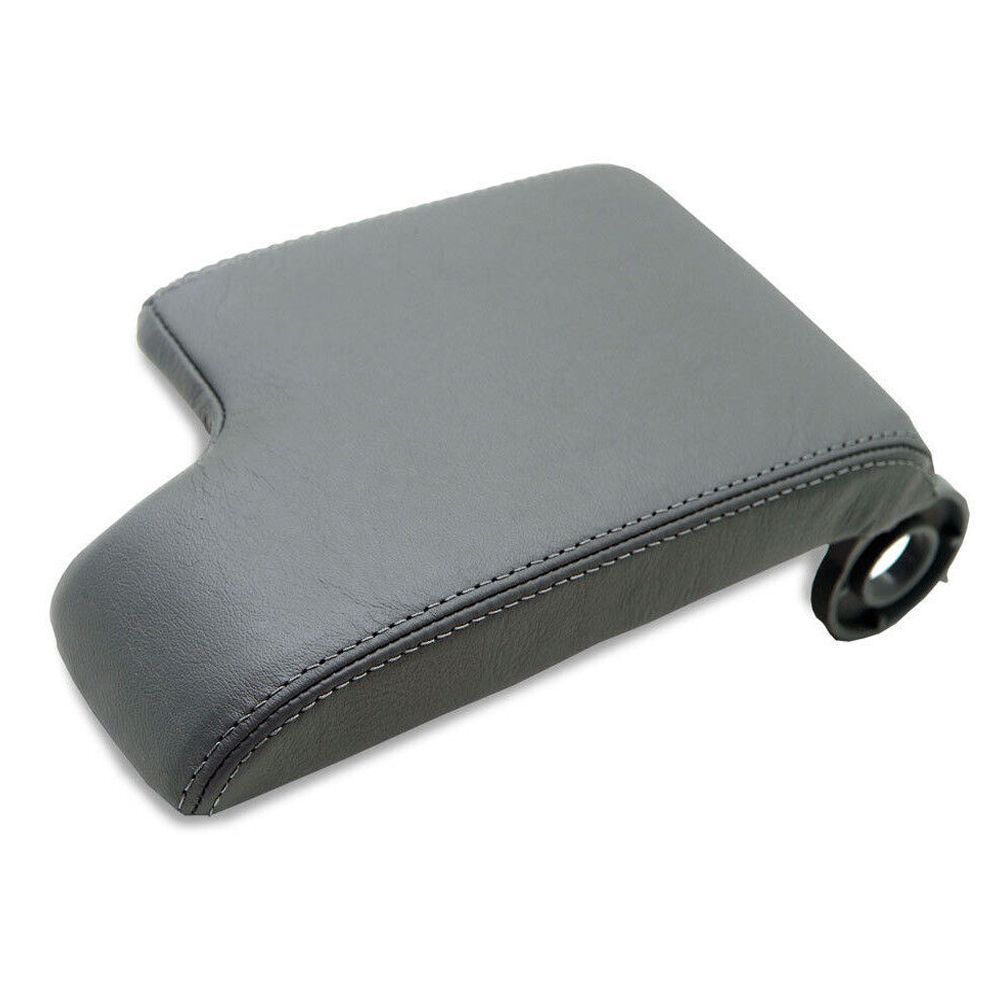 Center Console Armrest Leather Synthetic Cover For BMW E46 99-04 Gray