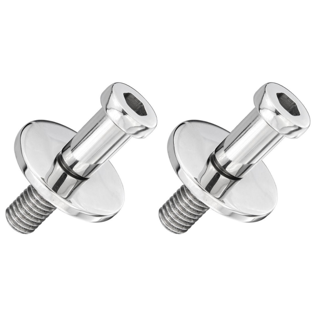 Polished Stainless Steel Door Lock Striker Set For Chevrolet Oldsmobile 442
