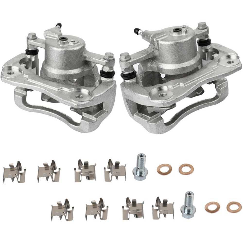 Front Pair Brake Calipers For Pontiac Vibe Scion XD Toyota Corolla Matrix XD