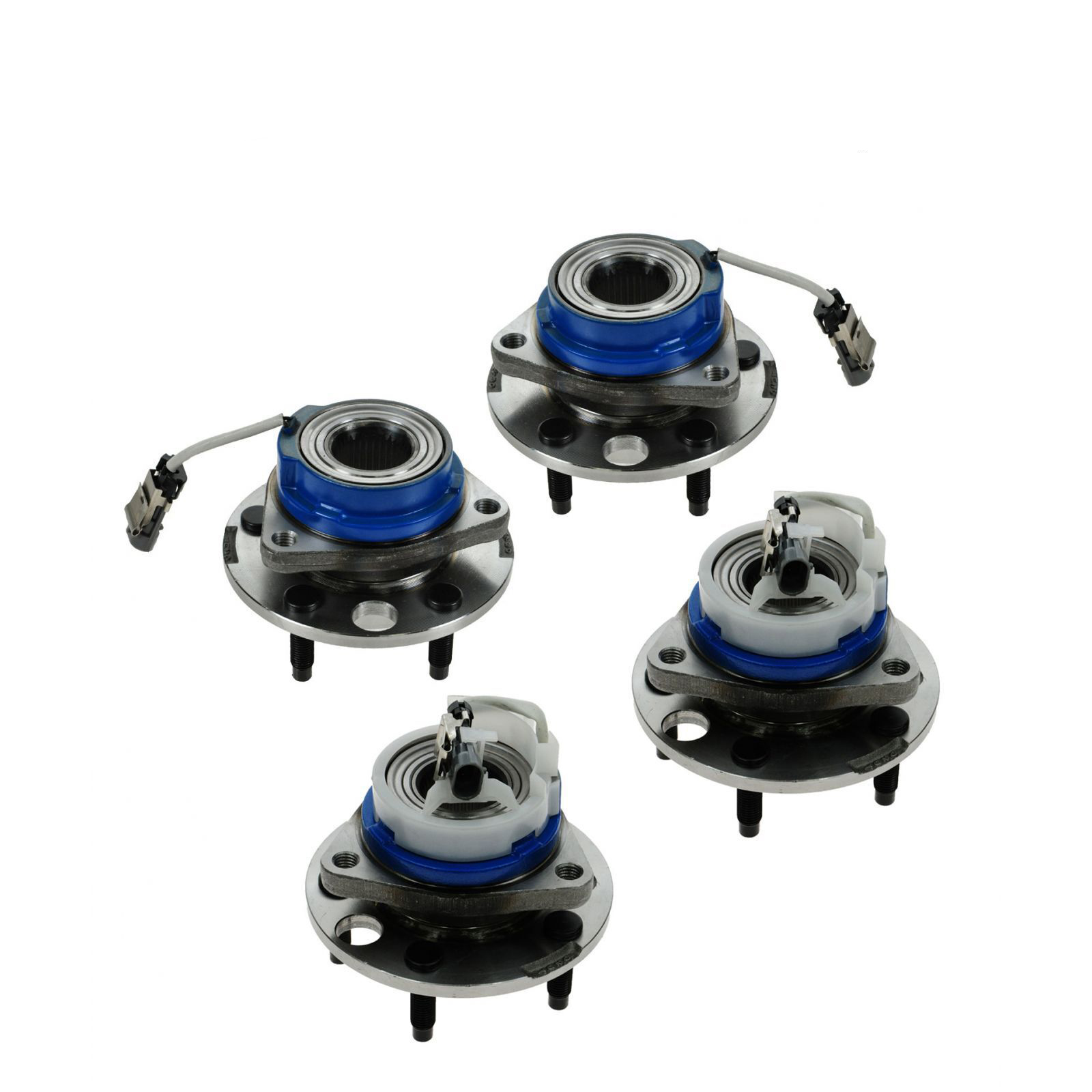 Wheel Hub & Bearing Front & Rear Kit Set Of 4 For Buick Chevy Olds Pontiac