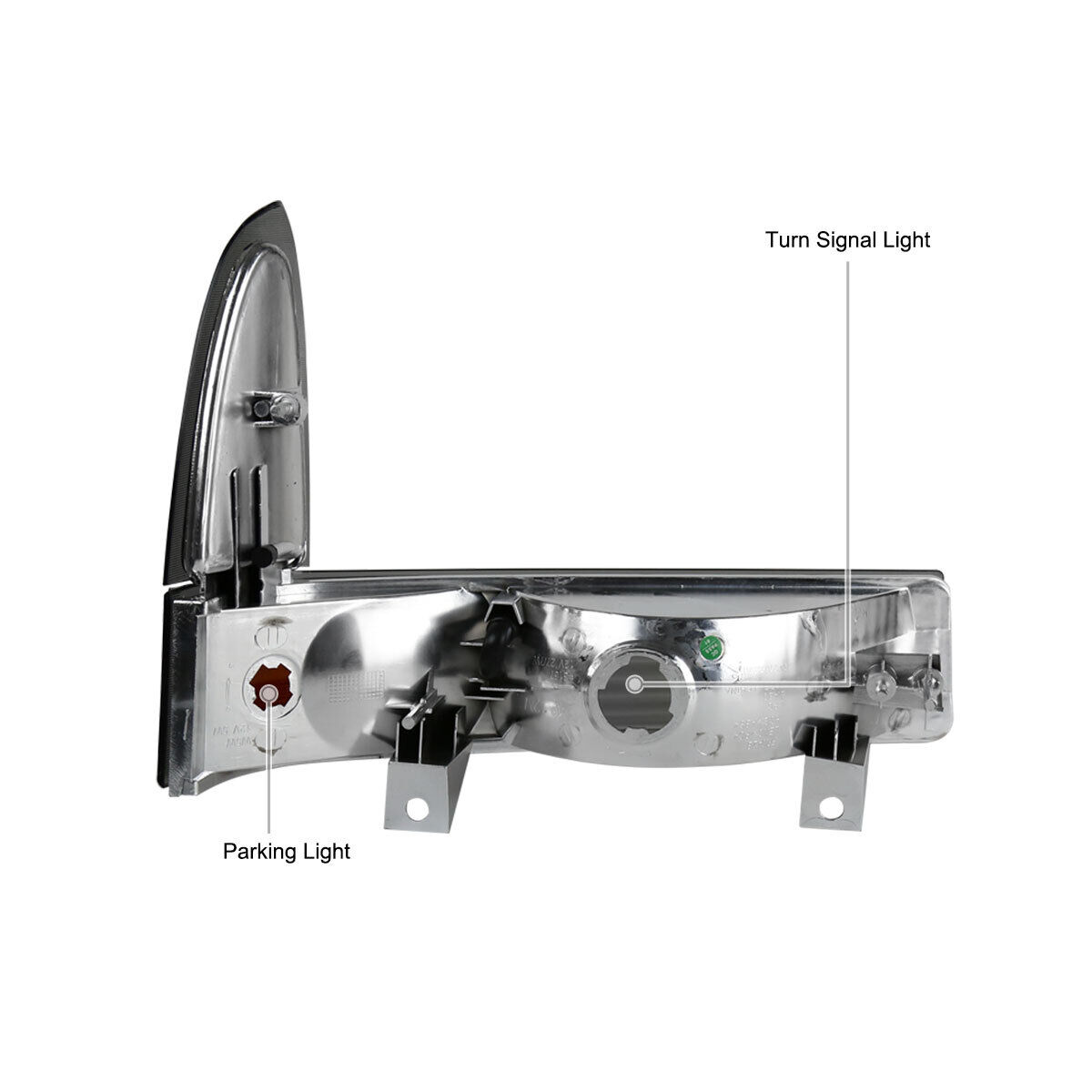 2 Sets Of - Smoke Corner Lights F350 Signal L+R