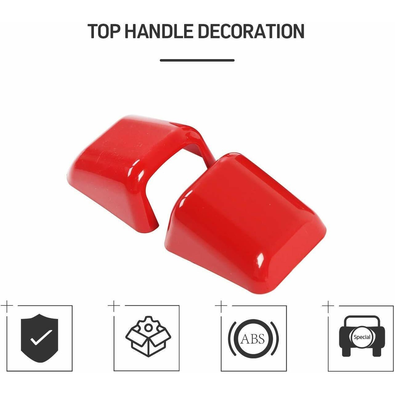 4 Sets Of - Interior Roof Top Grab Handle Decoration Cover Trim