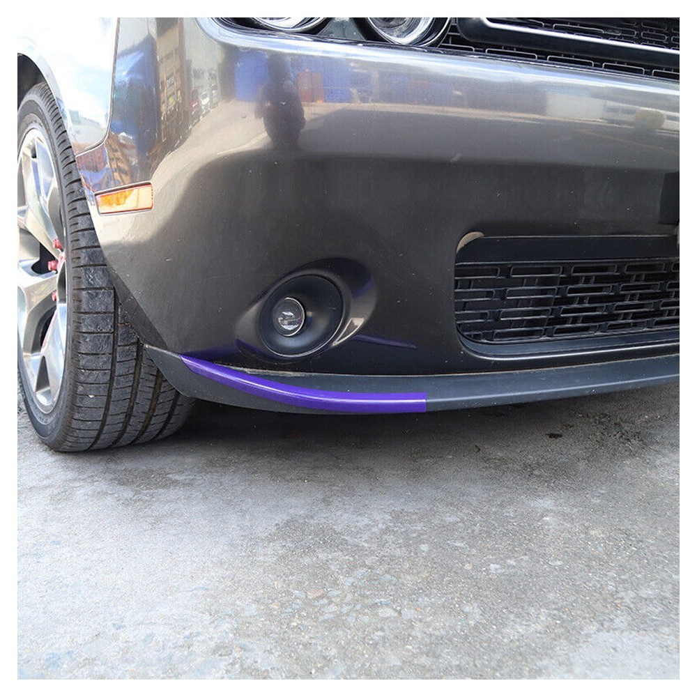 3 Sets Of - Purple Front Bumper Lip Cover Trim Protector