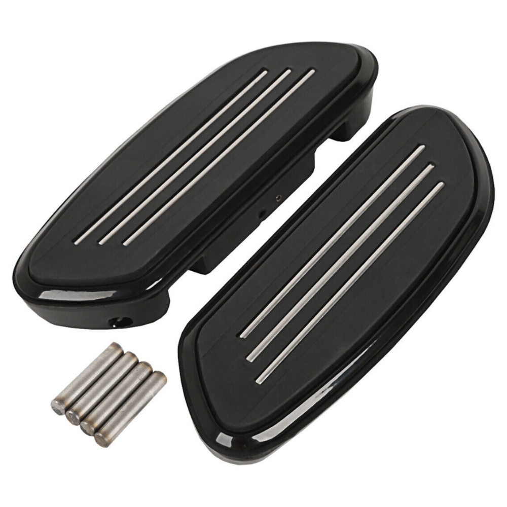 2 Sets Of - Passenger Floorboards Footboard For 1993-2022 Harley-Davidson Pegr