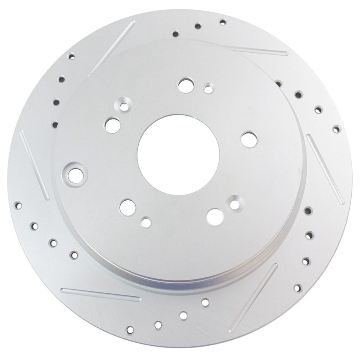 For Acura 07-18 RDX Honda 05-16 CR-V Brake Rotor Drilled & Slotted Coated Rear