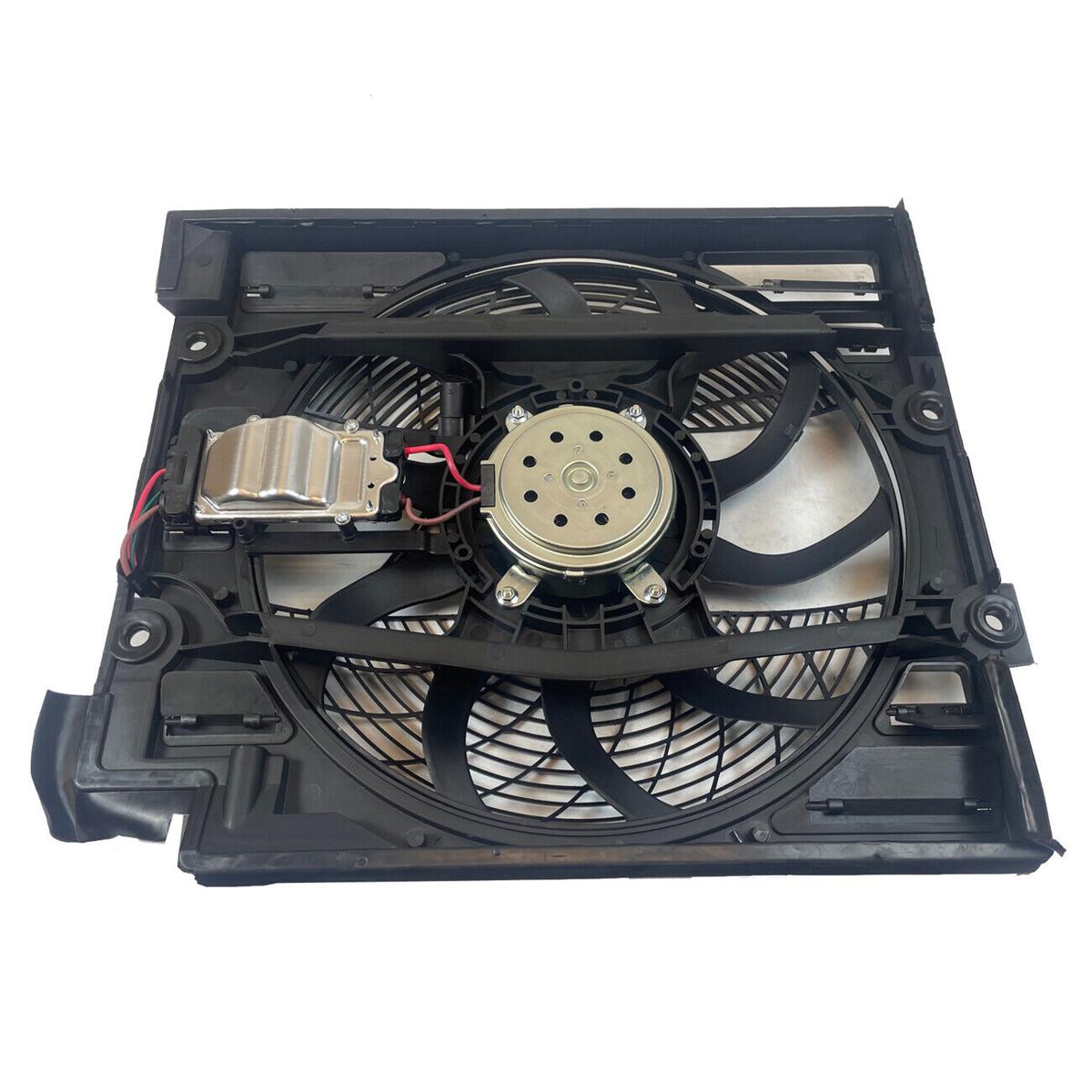 Radiator Pusher Cooling Fan Assembly For BMW 525i 528i 530i 540i M5 528iT E39