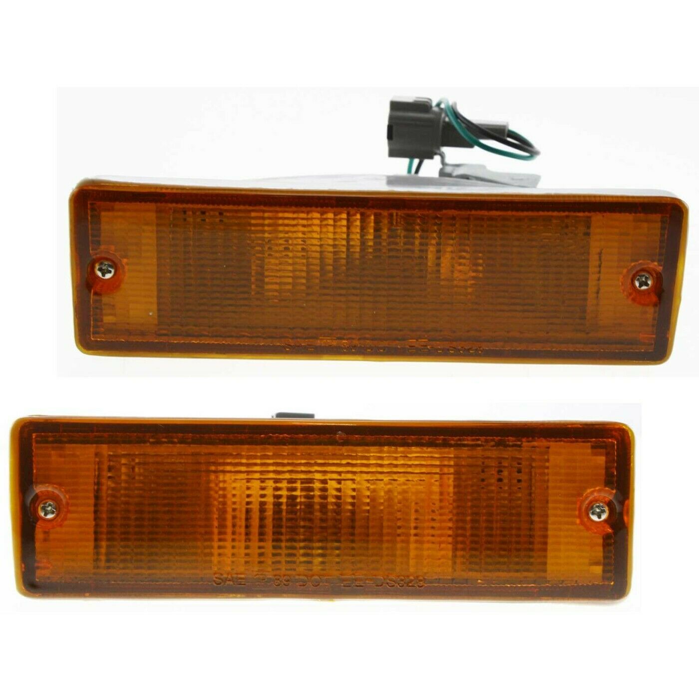 Turn Signal Light For D21 Pathfinder Pickup Plastic Lens Left & Right Set Of 2