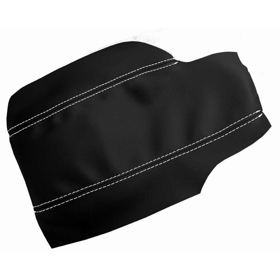Console Lid Armrest Cover Leather For Porsche 987 Cayman 2005-2012 White Stitch