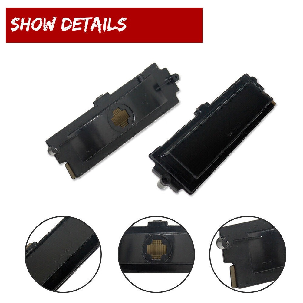 Smoked Lens Front Fender Side Marker Lights