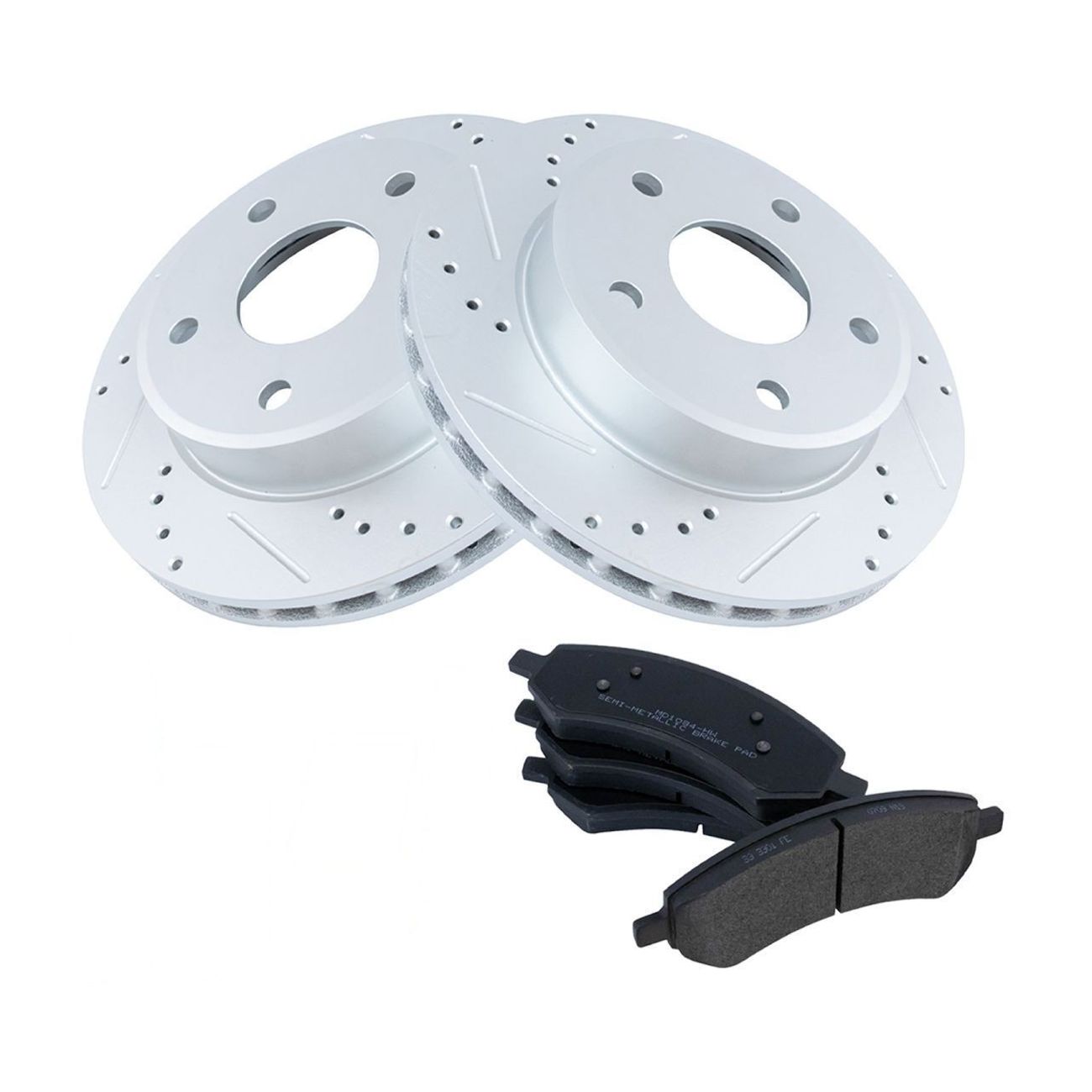 Front Metallic Brake Pad & Performance Rotor Kit For Dakota Raider