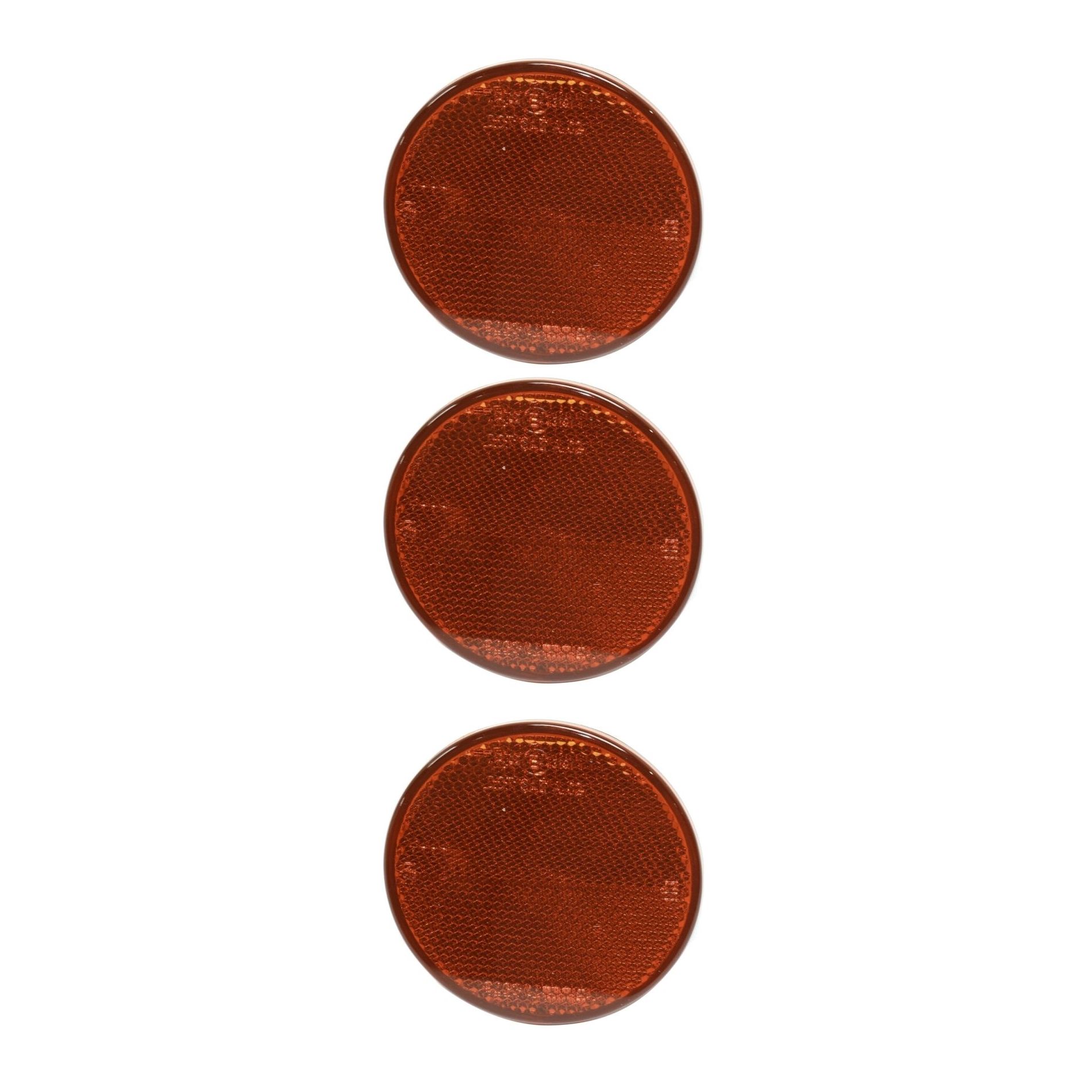3 Sets Of - Bumper Face Bar Reflector Rear Driver Or Passenger Side Left Right
