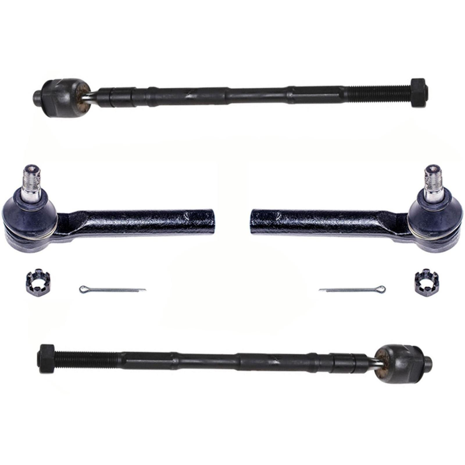 2 Sets Of - Front Inner Outer Tie Rods For 16-21 Crosstrek 14-18 Forester 13-15 XV