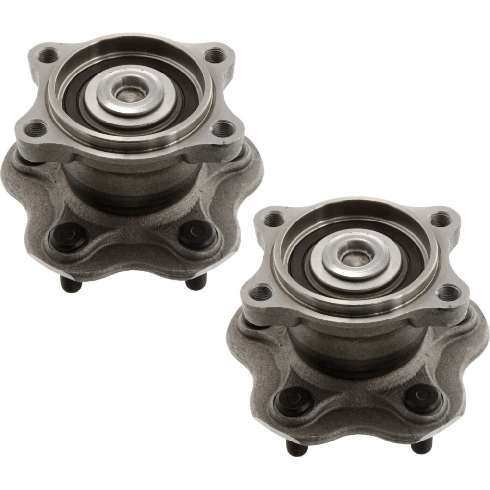 Set Of 2 Rear Wheel Hub & Bearing W/ ABS For 02-06 Nissan Altima 4-Wheel ABS