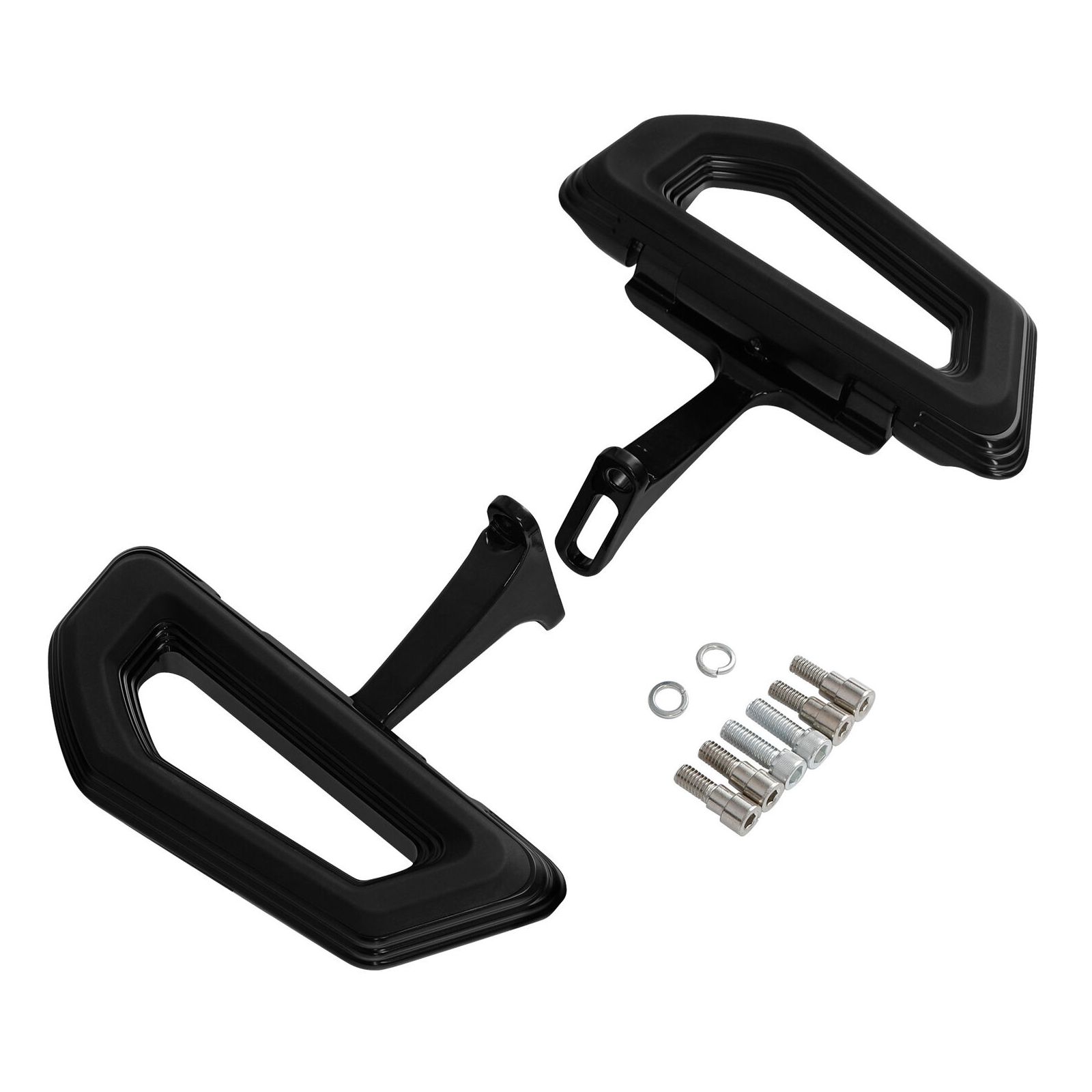 Driver Passenger Floorboards Footpegs Brake Pedal For 1994-2022 Road King Glide