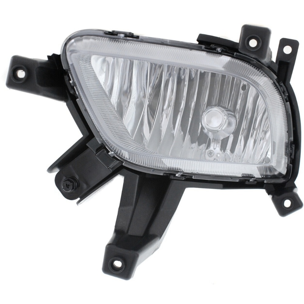 Clear Lens Fog Light For Kia Forte Forte5 Driver Side Plastic Lens W/ Bulb
