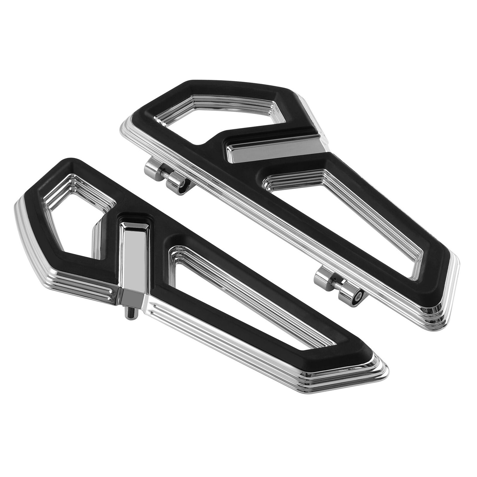 For 18-23 Harley-Davidson CVO Road Glide Chrome Driver Passenger Floorboards