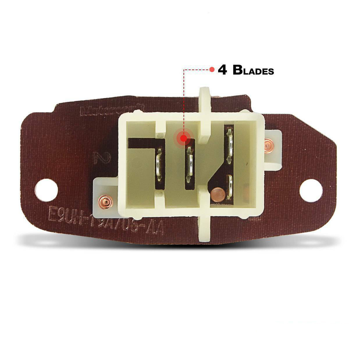 4 Sets Of - A/C Blower Motor Resistor For Ford F-250 F-350 Super Duty E-150 E-250