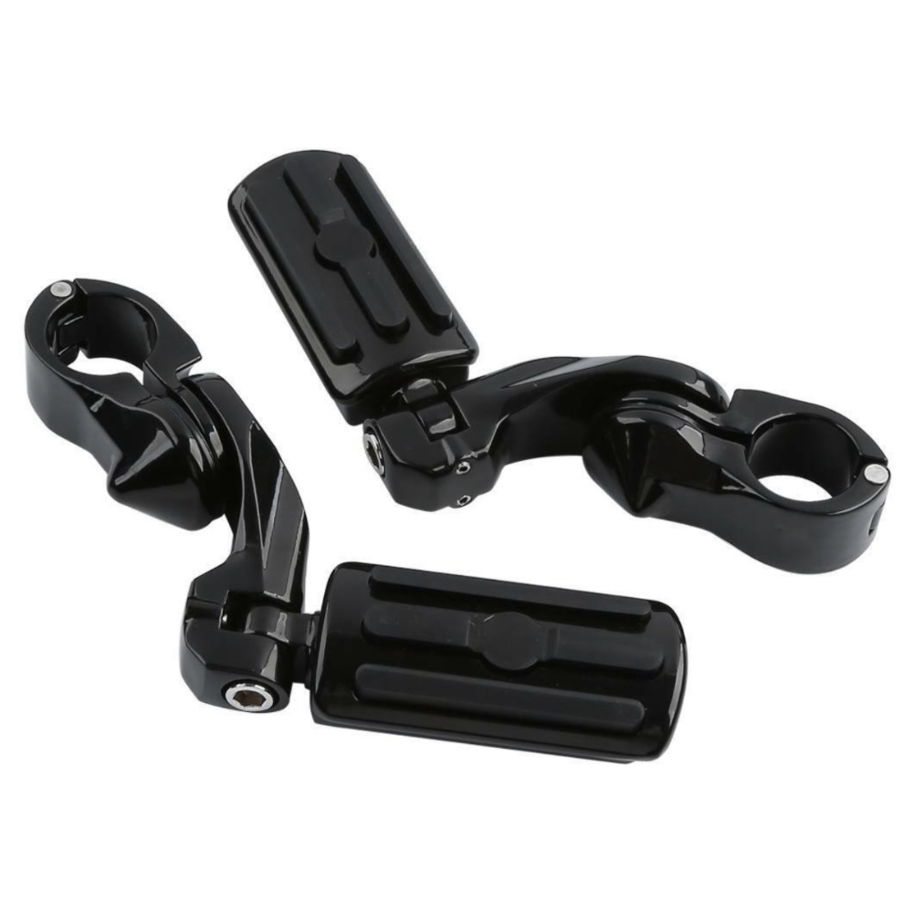 1.25" 1 1/4" Highway Foot Pegs For Harley-Davidson Honda Kawasaki Road US