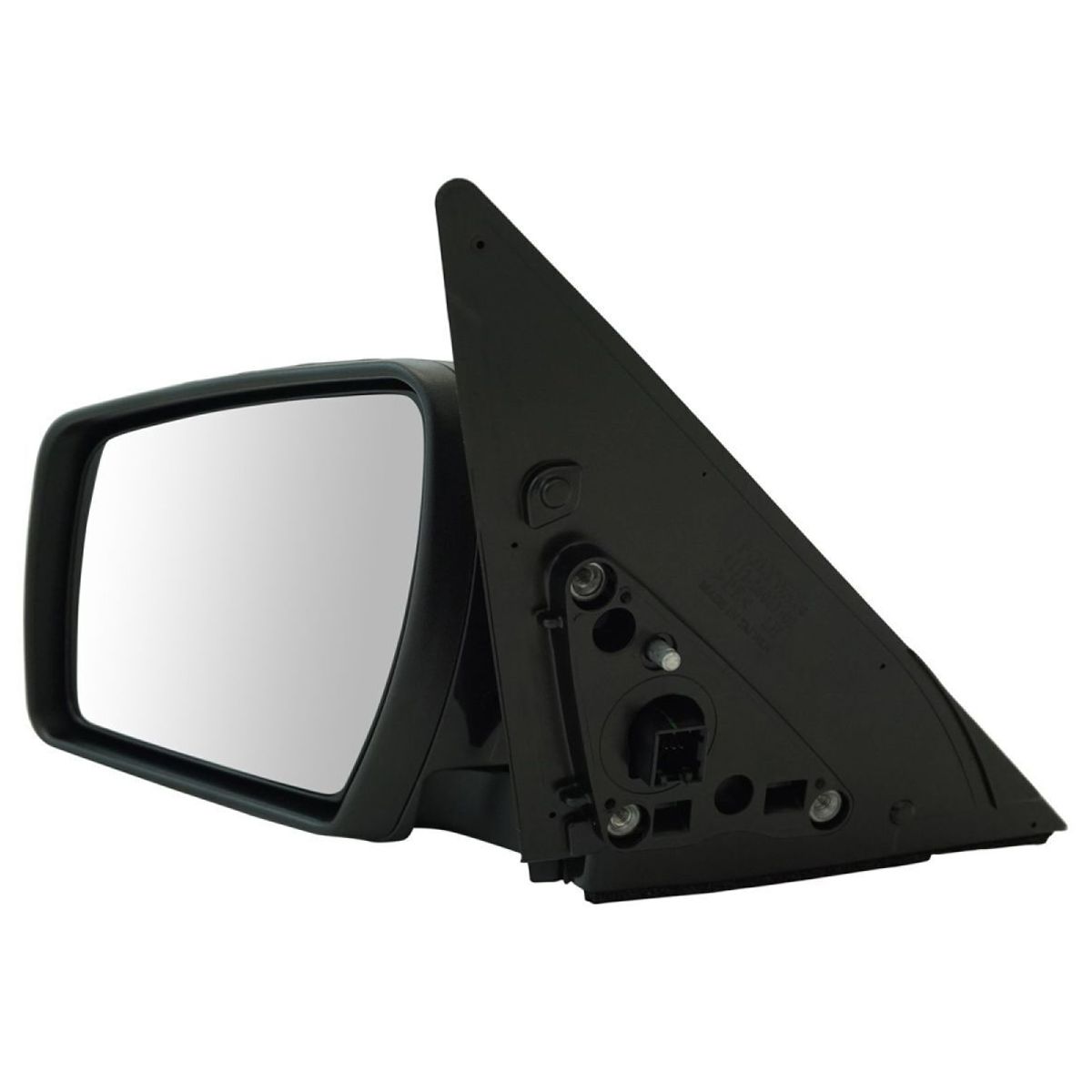 For Kia 2010-2011 Soul Hatchback Mirror Power Folding Smooth Black Driver Left