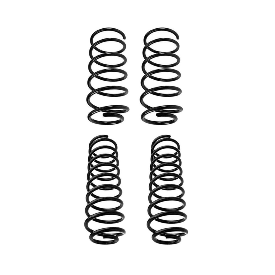 Front And Rear Coil Springs Kit For 1989-1992 Volvo 740 Base Sedan 2.3 L4