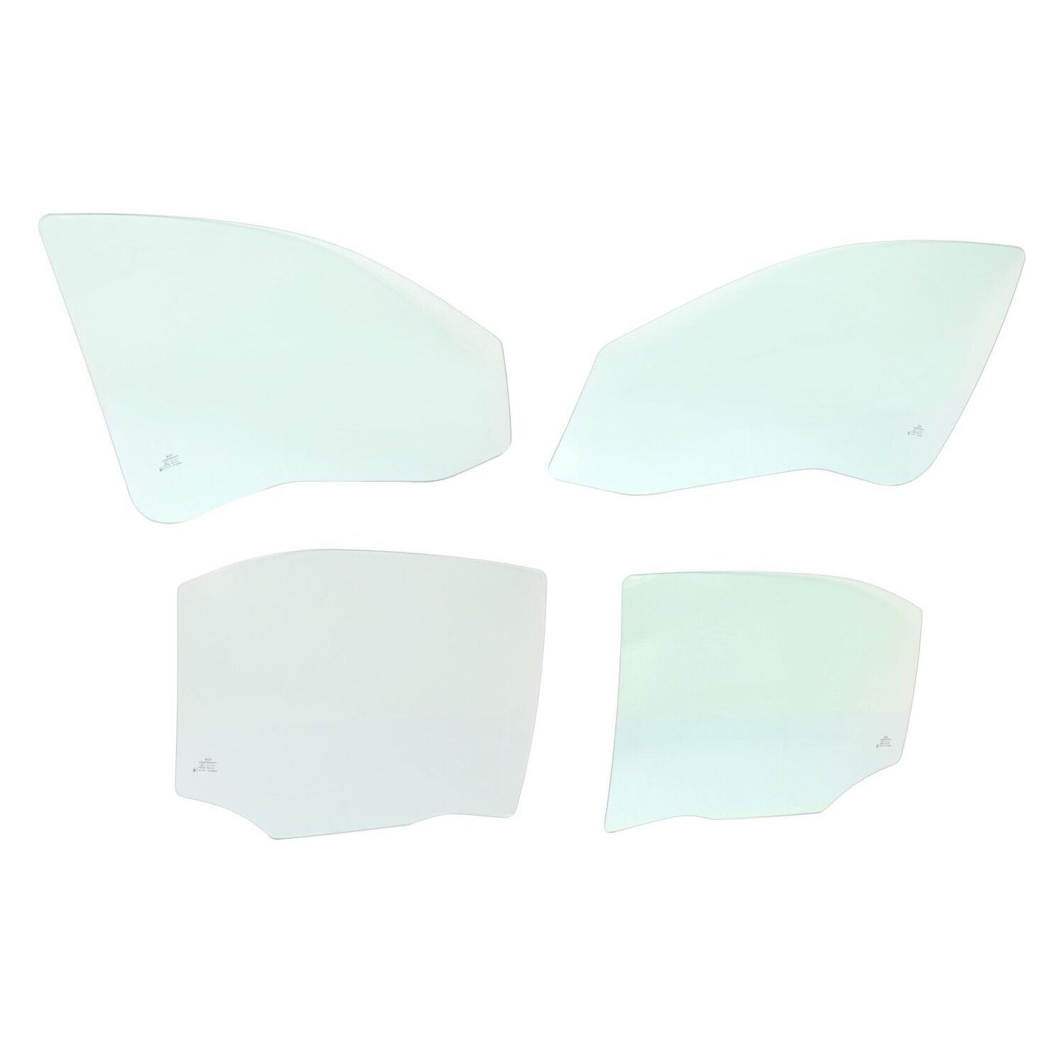 Door Glass For 2006 Lincoln Zephyr Sedan Set Of 4 Front And Rear Left And Right