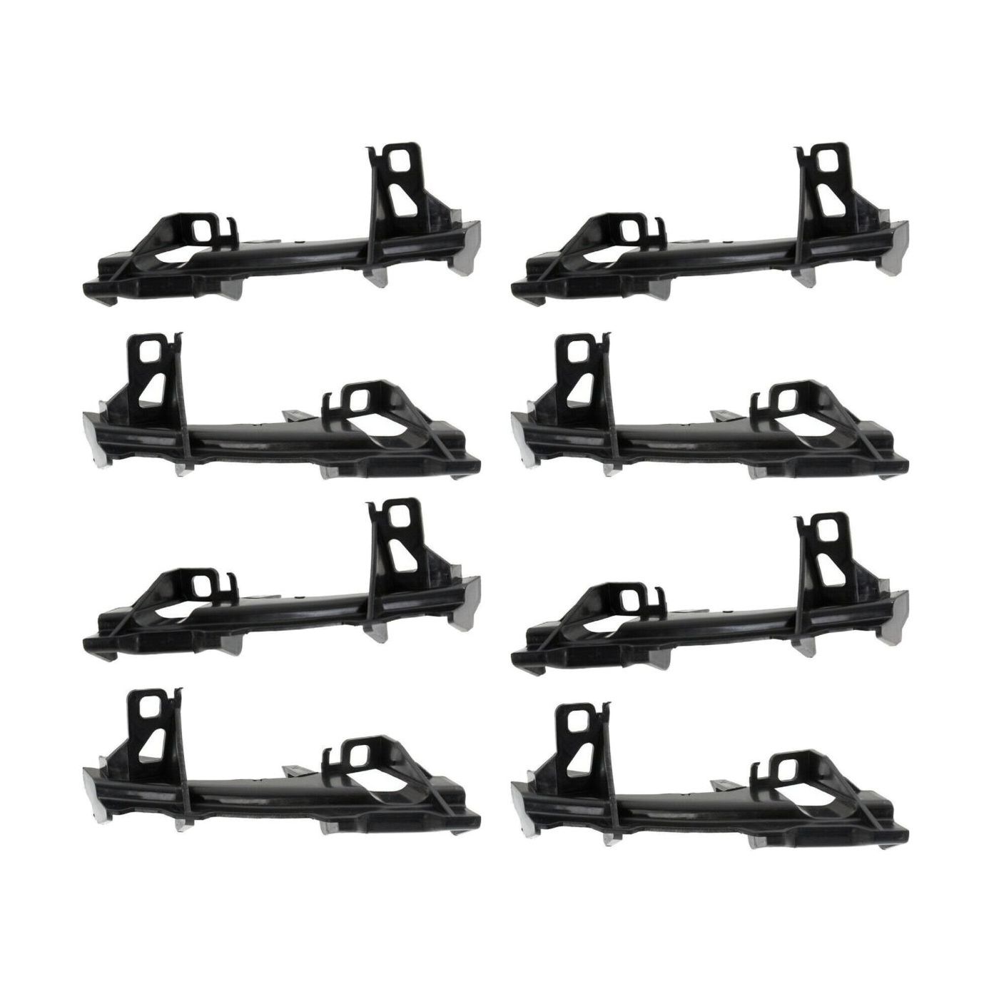 8 PCS - Bumper Bracket For 08-10 Dodge Avenger Sedan Set Front Left & Right Side