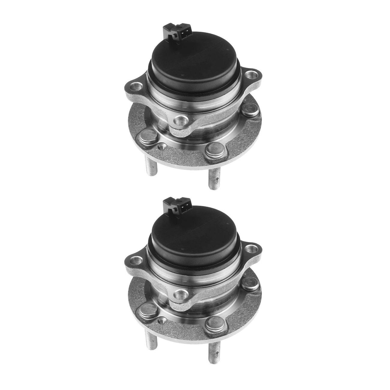 2 Sets Of - Rear LHorRH Wheel Hub Bearing Assembly & Bearing For Hyundai Santa Fe Kia