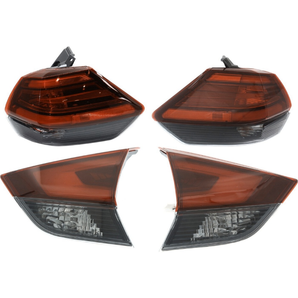 Tail Lights Taillights Taillamps Brakelights Set Of 4 Driver & Passenger Side