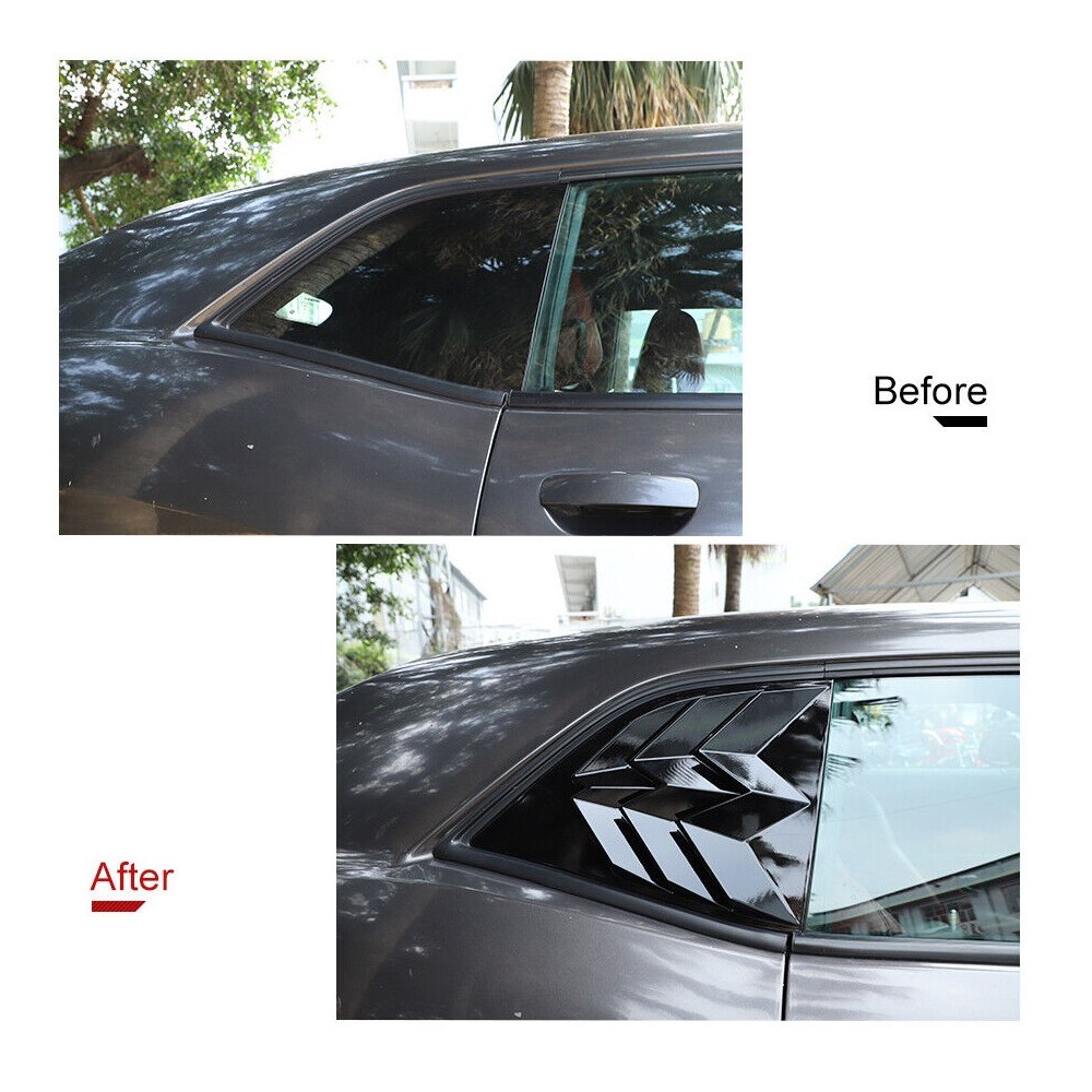 Quarter Side Window Scoop Louvers Cover Vent