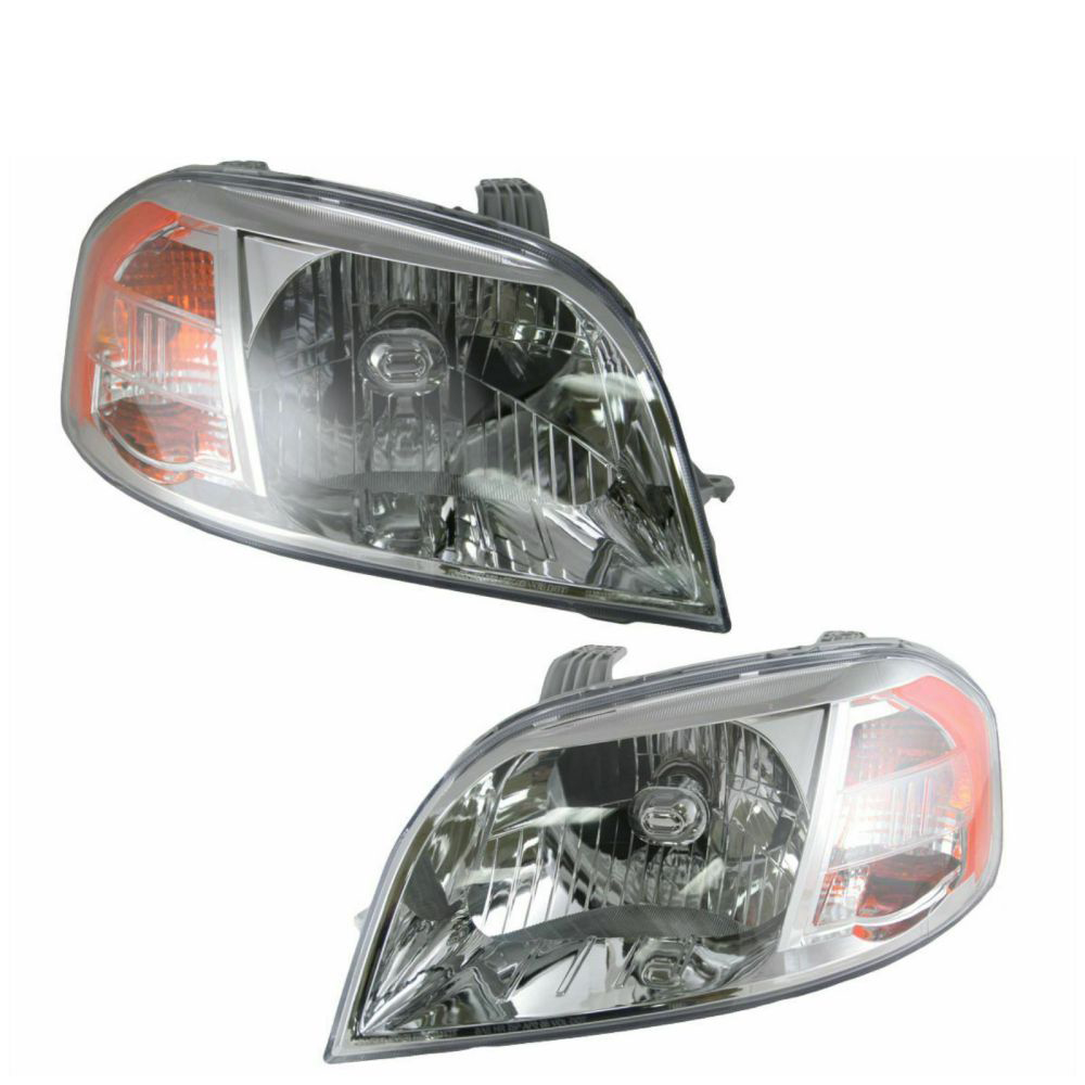 Headlights Headlamps Left & Right Pair Set For Chevrolet 07-11 Aveo Sedan Brand