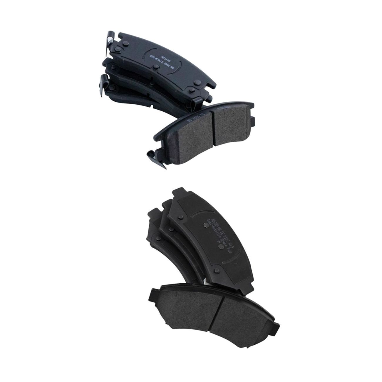 Front & Rear Posi Semi-Metallic Brake Pads For Buick Cadillac Chevy