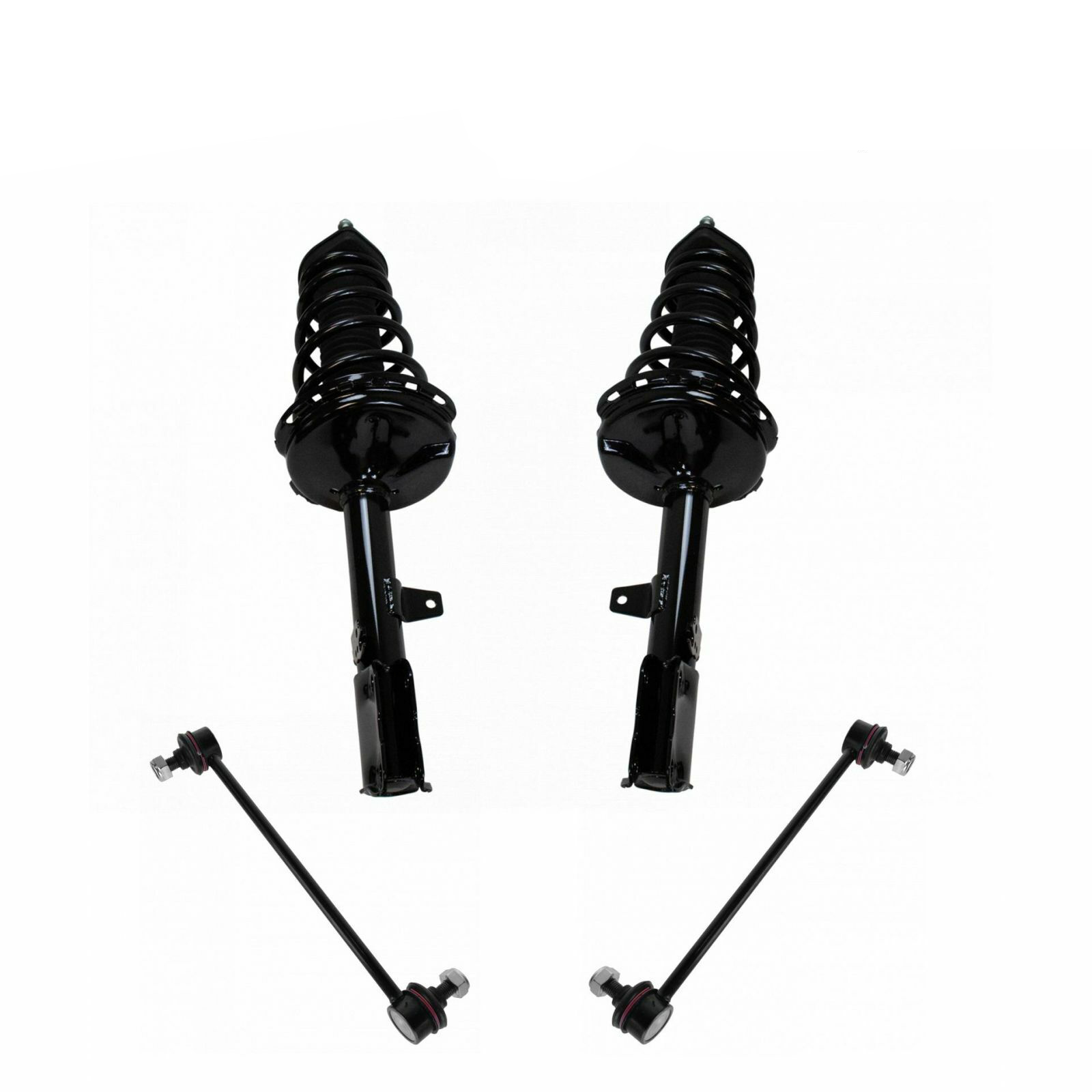 4pc Rear Strut Spring Assembly & Sway Bar End Kit For 2008-2009 Lexus RX350 Base