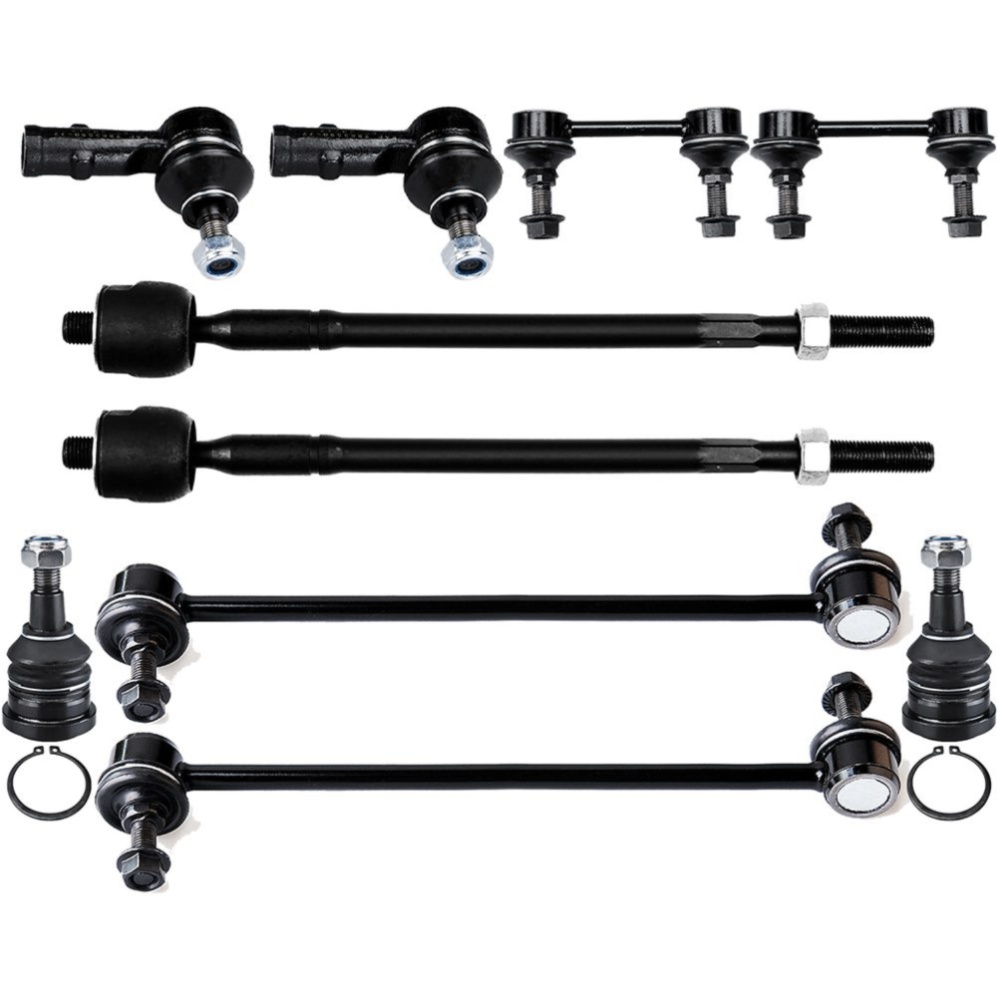 10x Front Tie Rod End Sway Bar Ball Joint For 2006-2012 Eclipse 2004-2012 Galant