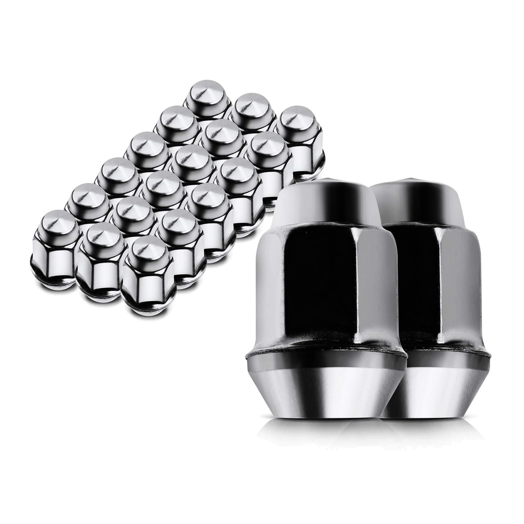 20x M12-1.50 Front & Rear Dometop Wheel Lug Nut For Chevy Impala GMC Buick Isuzu