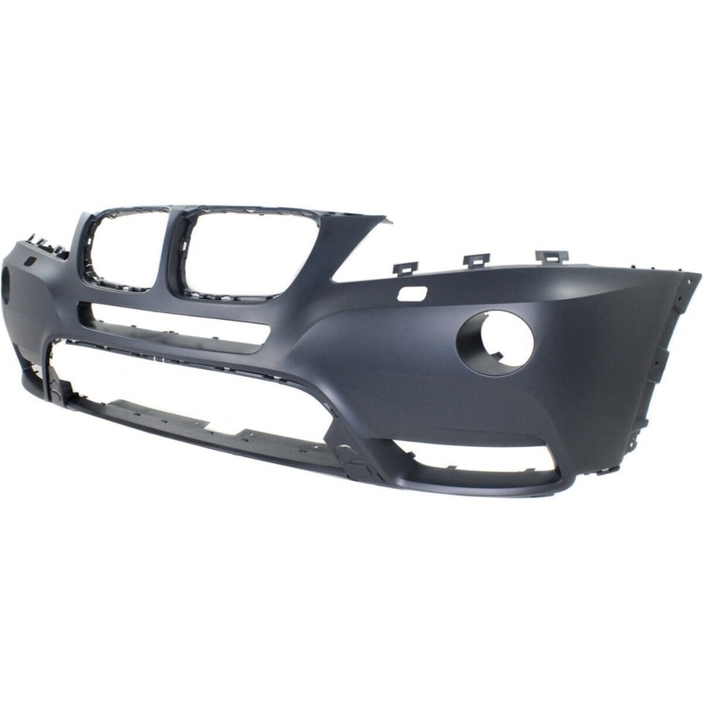 Front Bumper Cover For BMW 2011-2014 X3 X3 W/ Fog Lamp Holes Primed