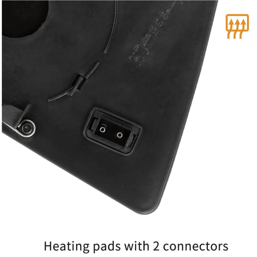 2 Sets Of - Mirror Glass Heated With Backing Plate Driver Side For 1994-2000