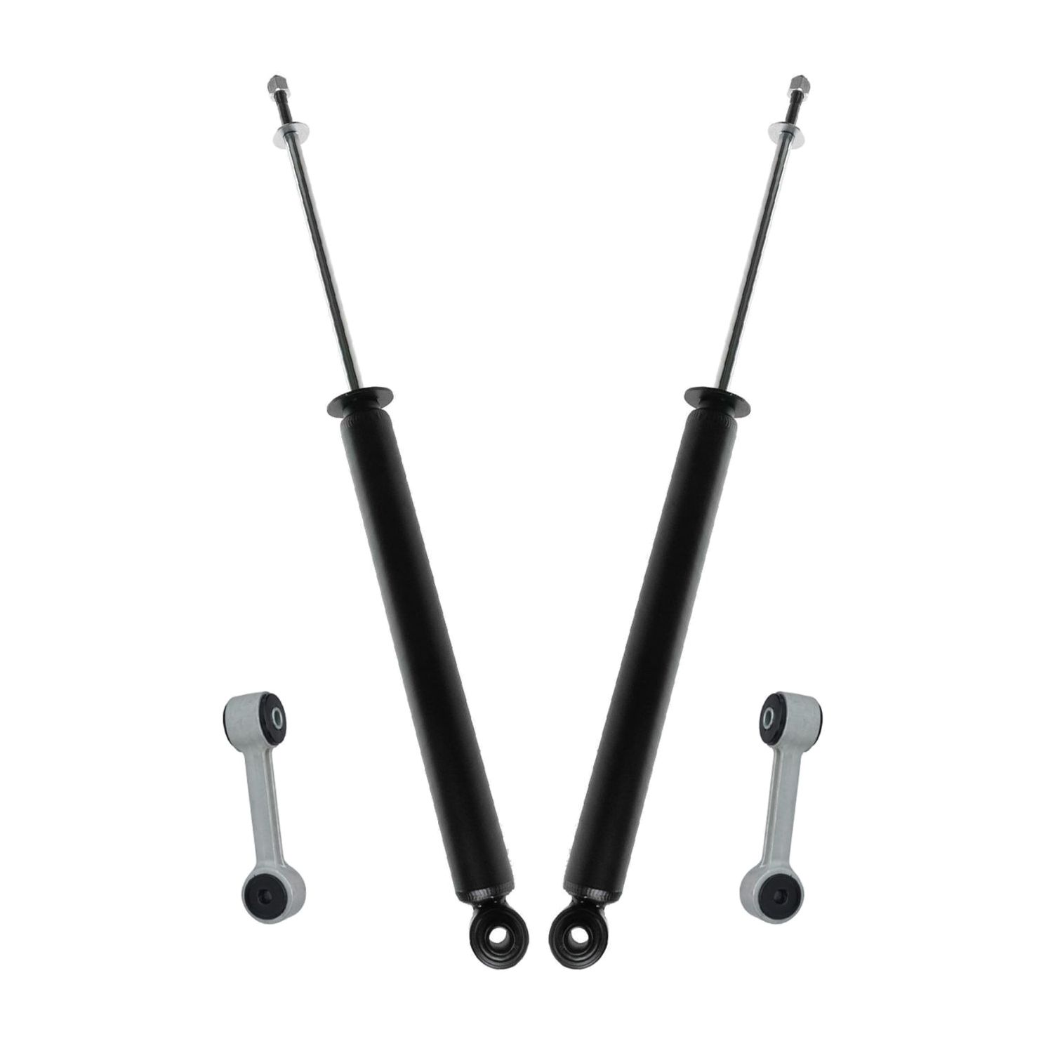 For 2000 BMW 323Ci 4-pc Rear Suspension Strut Assembly Sway Bar End Kit Set