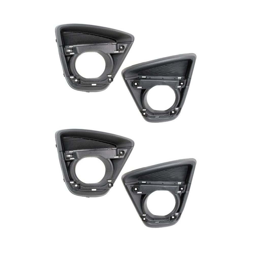 2 Sets Of - Fog Light Trim Set For CX-5 Left & Right Textured Black Plastic