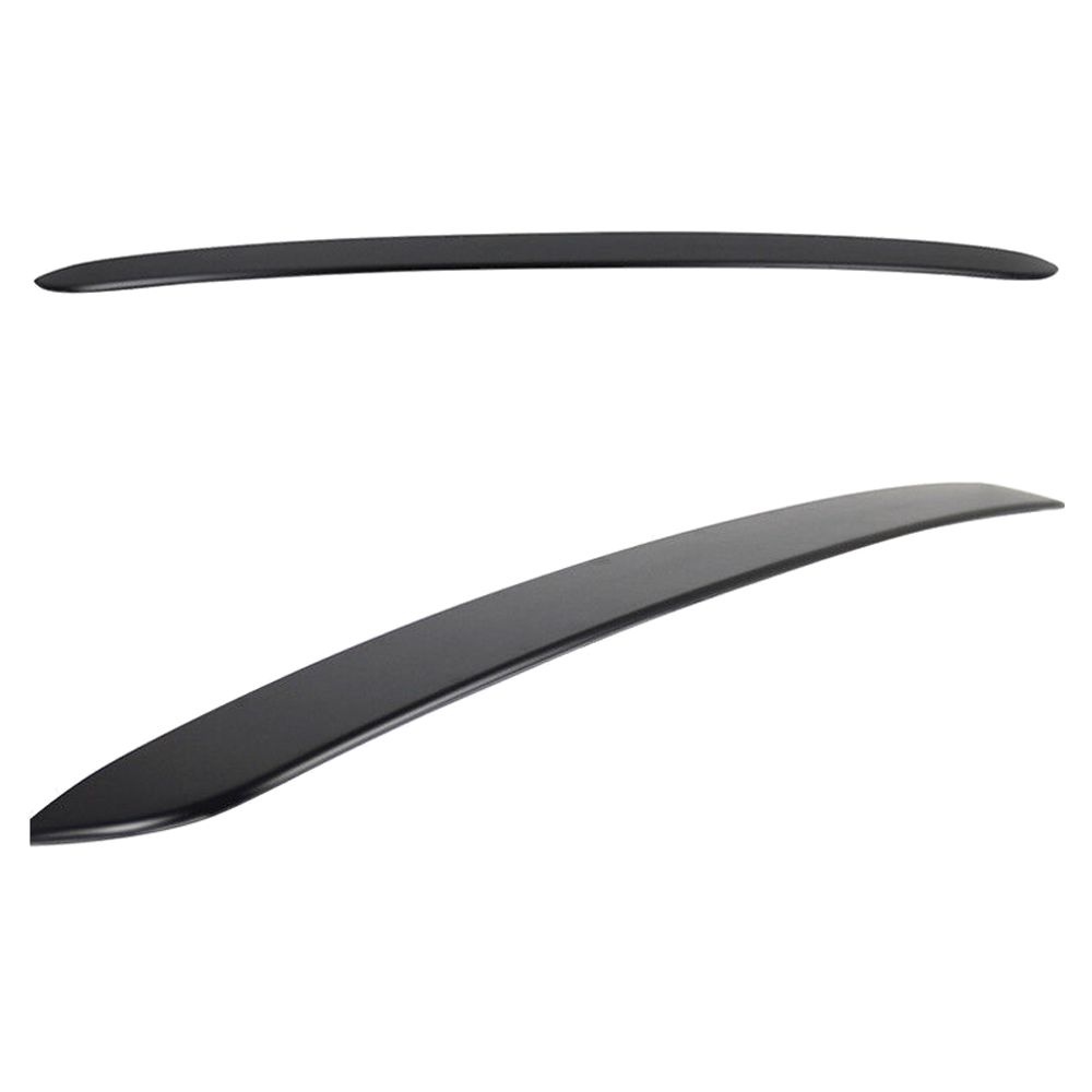 Fit 17-23 Benz E Class W213 Sedan OE Style Unpainted Black Rear Roof Spoiler ABS
