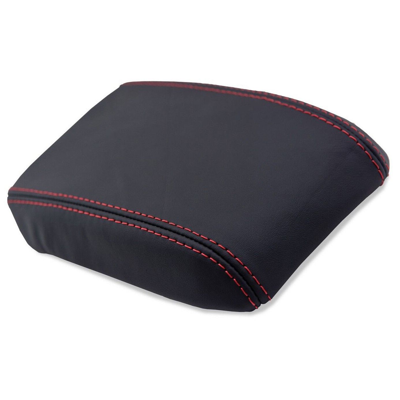 Center Console Armrest Leather Cover For 240SX Nissan 240SX S13 89-93 Red Stitch